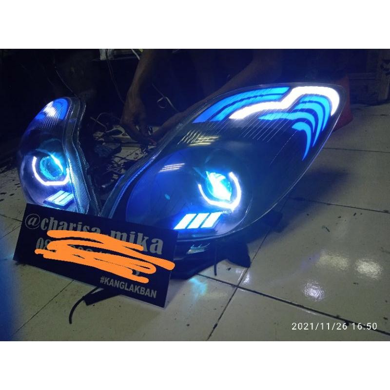 Lampu Yaris Headlamp Custom Yaris Bakpao 2009