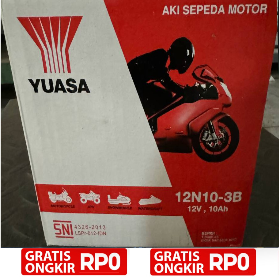 Aki Suzuki Thunder 250cc ORIGINAL 12N10-3B Original Asli 100%