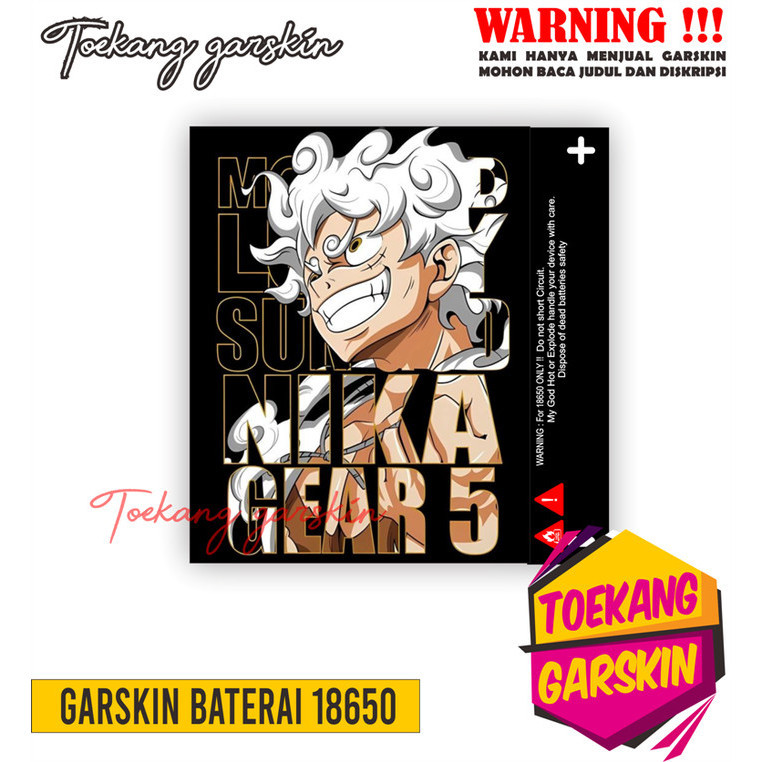 

*Fullbody* 18650 Wrap Battery 01 Garskin Case/Stiker Premium Custom COD