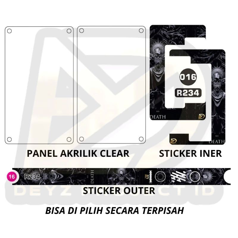 

*Fullbody* Cover Panel Dan Stiker Set Ukuran 432 R Garskin Case/Stiker Premium Custom COD
