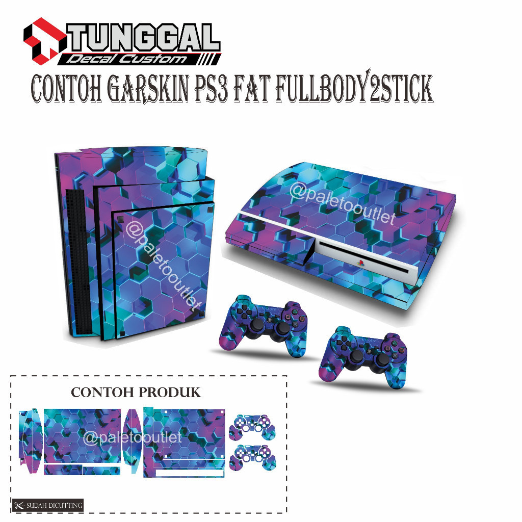 

*Fullbody* Ps3 Slim Fat Super Garskin Case/Stiker Premium Custom COD