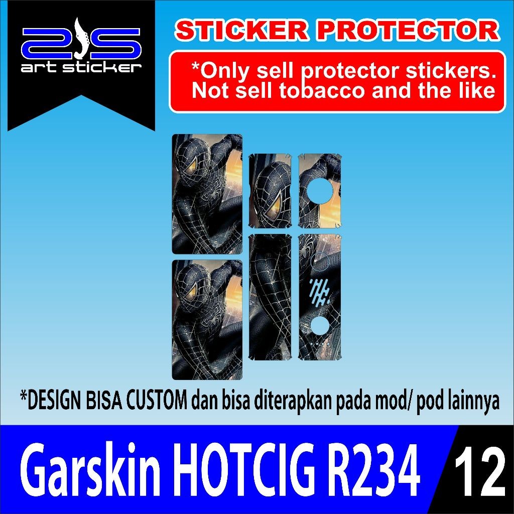 

*Fullbody* Stiker Hcr234 Luffy Black Uv Varnish Printing Garskin Case/Stiker Premium Custom COD