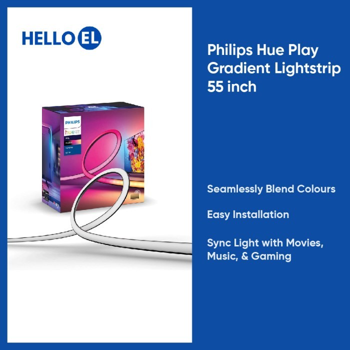 Philips Hue Play Gradient Lightstrip Light Strip 55 65 75 inch Sync