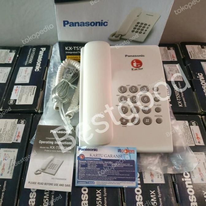 Telepon Panasonic KX-TS505 / KX-T505 / KX-TS505MXW /KX-TS505MX