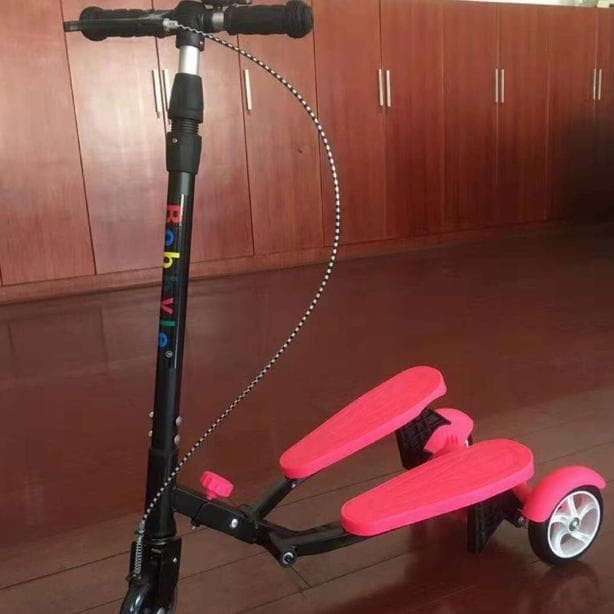 Dlc Skuter Dual Pedal / Skuter Genjot Wings/ Scooter Otoped Punya Sni