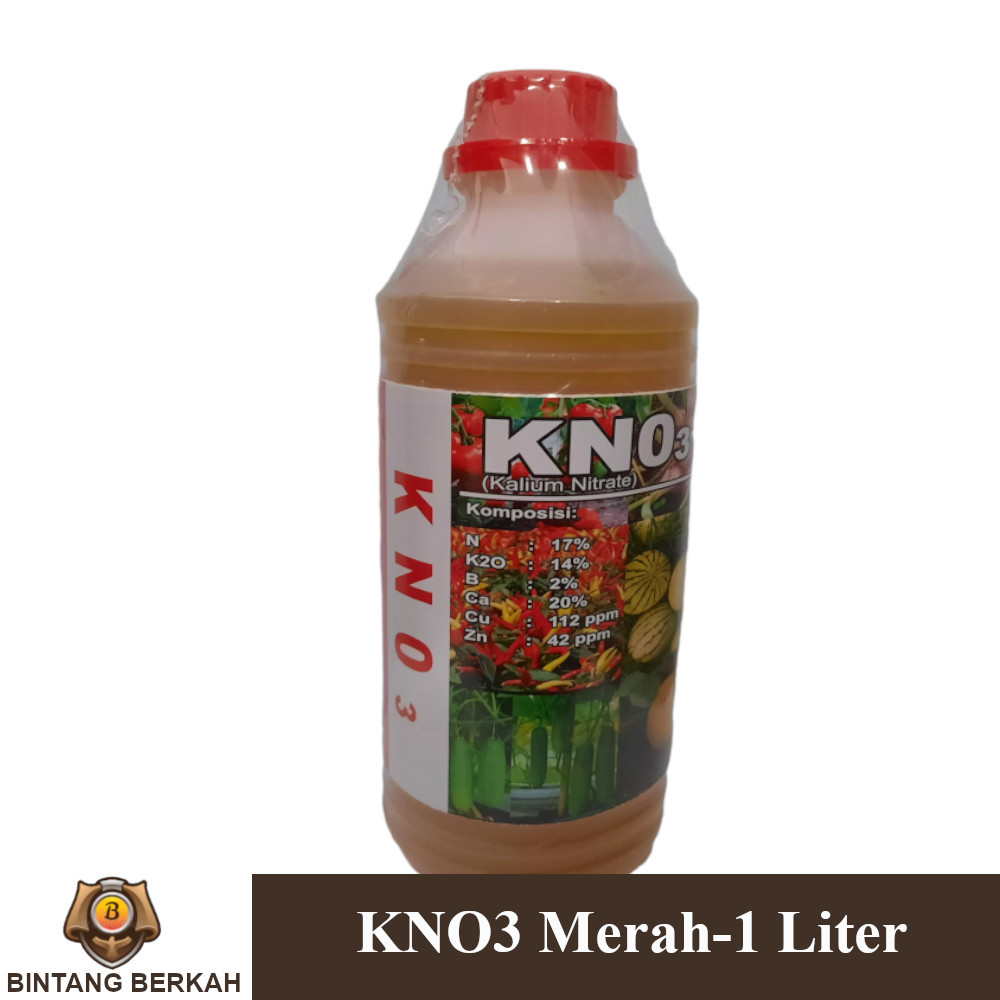 KNO3 Merah 1 Liter Pupuk KNO3 Merah Cair Pertanian