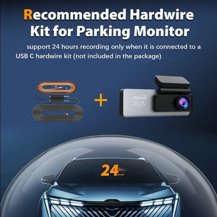 You Pin Dash Cam A400 DashCam 4K Wifi Dual Camera Kamera Mobil Full HD