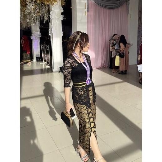 Rok Batik Span Bawahan Kebaya Jarik Instan Belah Tengah Depan Samping Kamen Batik Panjang Kebaya Rok