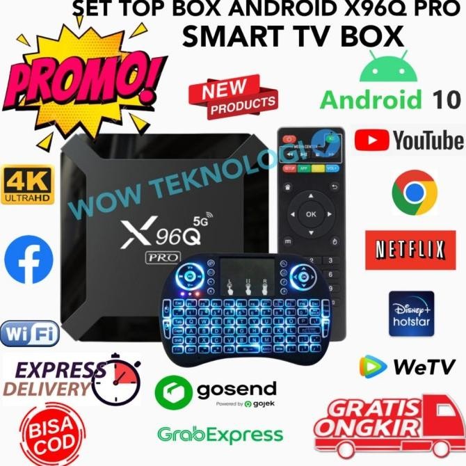 Set Top Box Digital Android X96Q PRO | Android TV BOX X96Q PRO Player