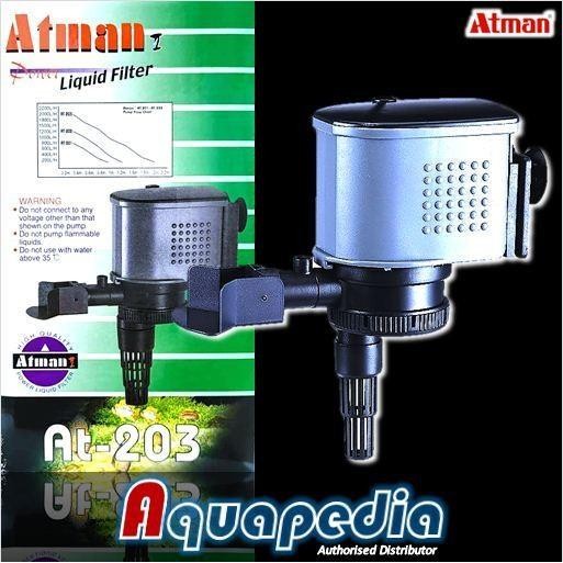 Atman At-203 Pompa Celup Aquarium Kolam Submersible Water Pump