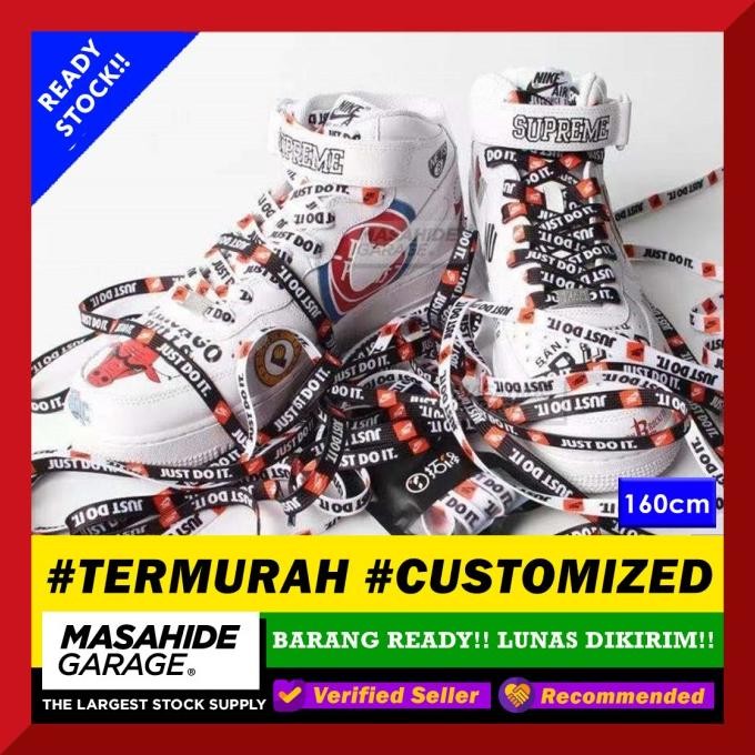 JUST DO IT NIKE LACES LIMITED SHOELACES TALI SEPATU AIR JORDAN 140CM