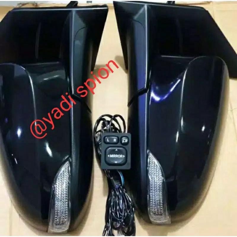 Spion Mobil Sigra/Calya Kaca Miror Pake Sen +Tombol+Kabel (Lipet Manual)