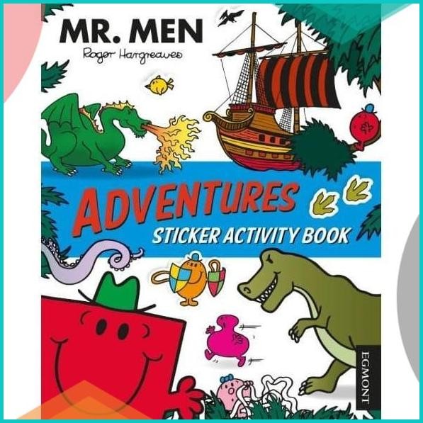 MR MEN ADVENTURES STICKER ACTIVITY BOOK / Buku Import Anak 11OKTZ4 too