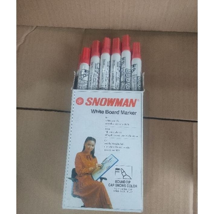 

Spidol Snowman White Board Bg 12 Harga 1 Pak (12Pcs)