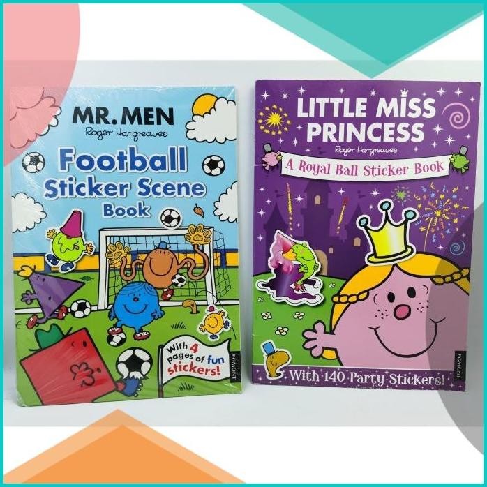 Mr.Men - Little Miss Princess / Sticker Book / Buku Import Anak 11OKTZ