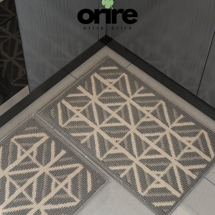 Re Keset Dapur Set Panjang Keset Kaki Anti Slip Outdoor Keset Lantai Bahan Tebal Entrance Doormat Se
