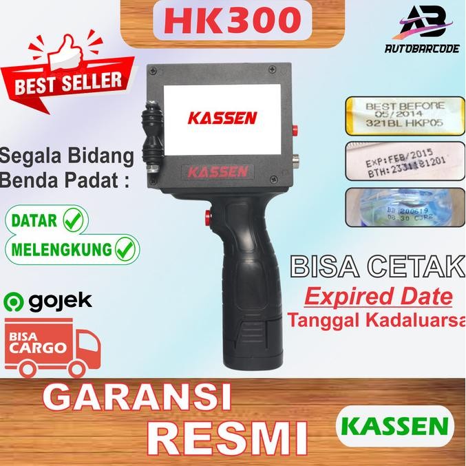 Termurah Printer Portable Kassen HD3000 Smart Handheld Inkjet