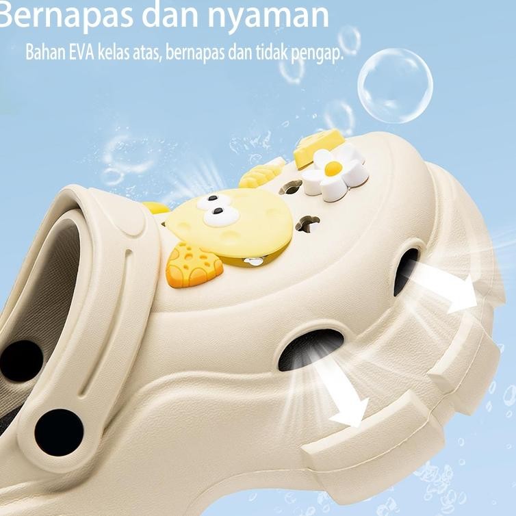 [Giriman Gratis] Sandal Wanita Sandal Baim Wanita Korea Sandal Eva Bertut Tinggi 8Cm