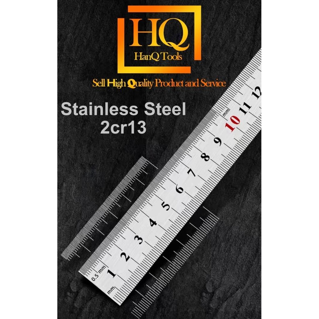 

Penggaris Besi Drafting Ruler Stainless Steel Arsitek TEBAL 30 50 TPA
