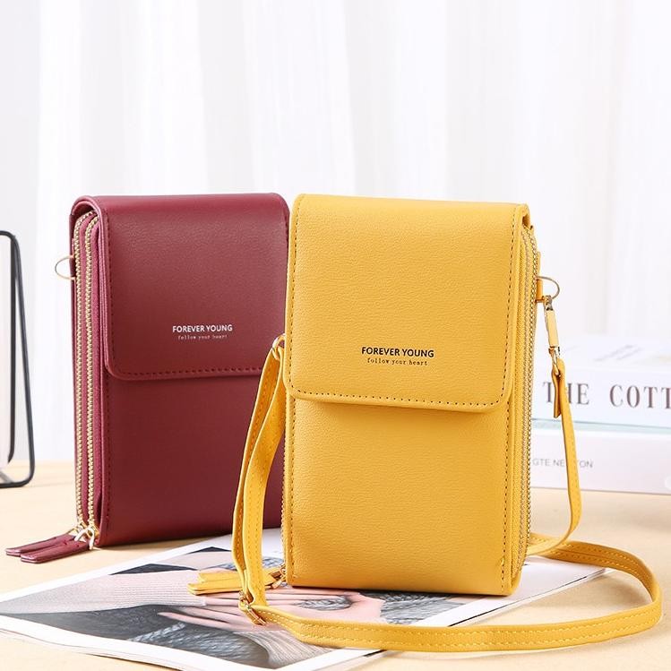 Dompet Poet Tempat Hp Wanita Tas Hp Wanita Dompet Korea Serbaguna 75.Id