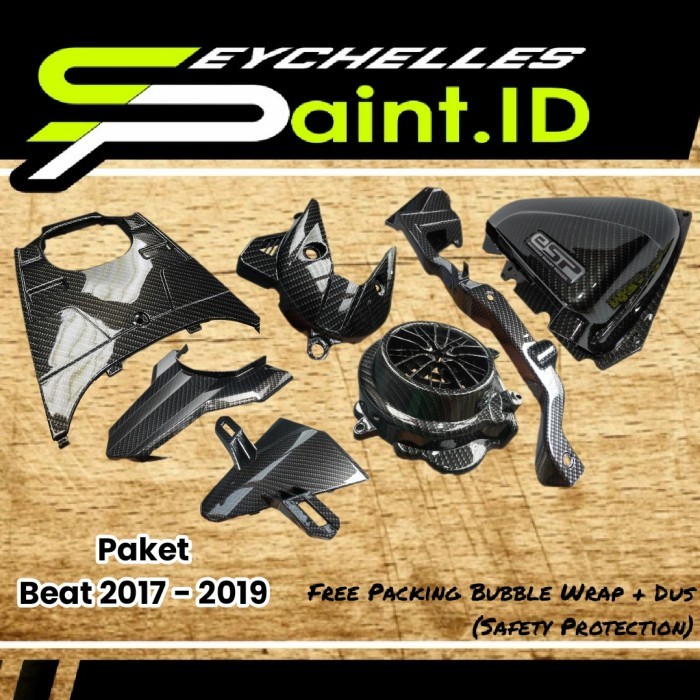 Paket Carbon Beat Esp Street Fi 2017-19 Motif Kevlar