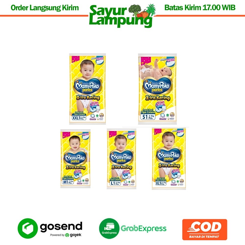 Mamy Poko Celana 1 Pcs - Sayur Lampung
