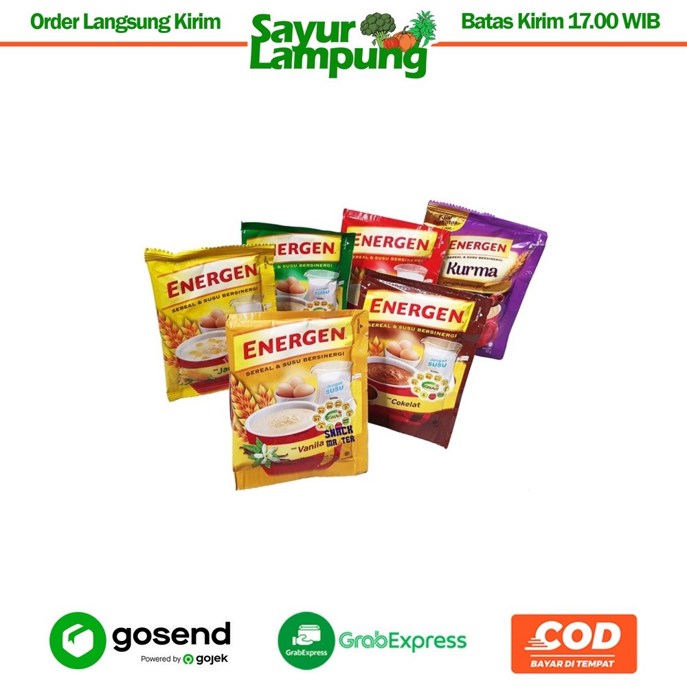 

Energen All Varian 1 Renceng - Sayur Lampung
