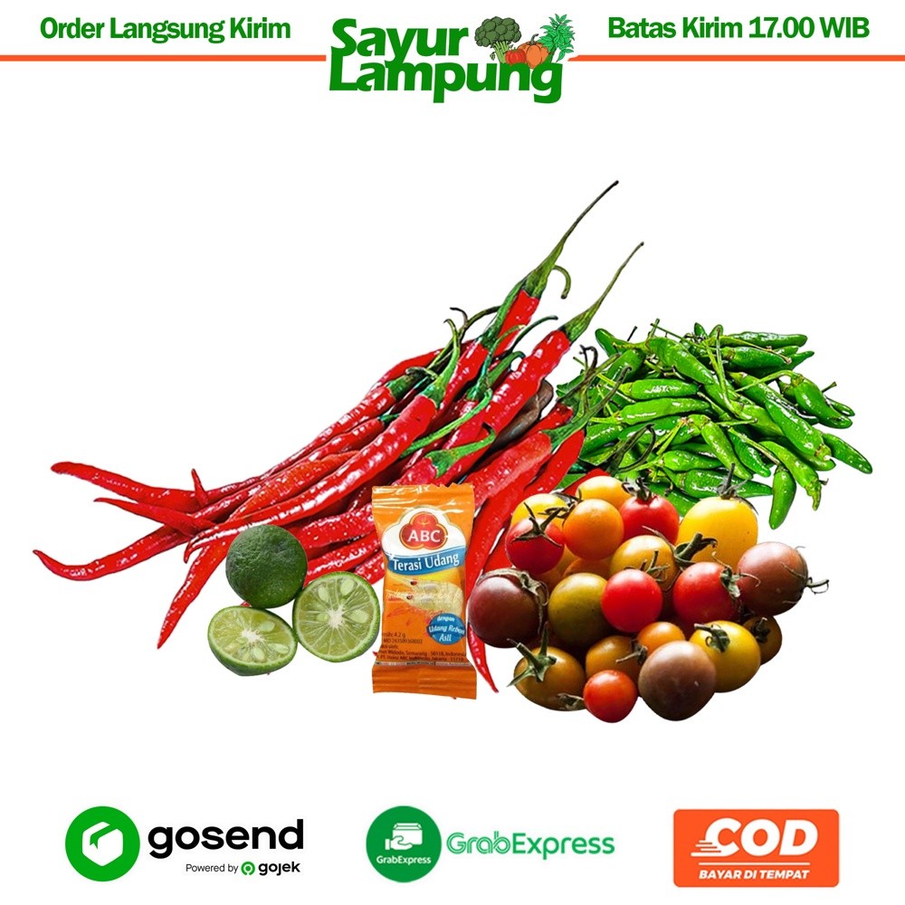 

Paket Sambal Mentah - Sayur Lampung