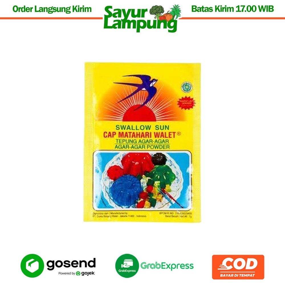 

Agar Ager Plan Swallow Sun 1 Pcs - Sayur Lampung