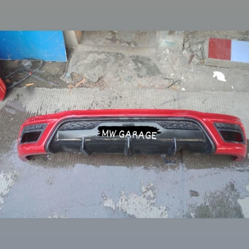 Bodykit Bumper Belakang Yaris Trd  2014 - 2017
