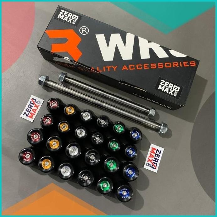 Axle Slider Jalu As Roda WR3 Kawasaki Ninja 250 FI 250FI Old 2013-2017