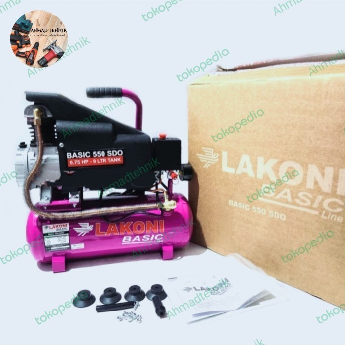 Kompresor Angin Lakoni 1/4 Hp Kompresor Pompa Angin Listrik Lakoni