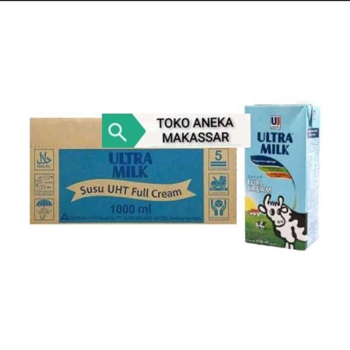 

ULTRA MILK UHT PLAIN FULL CREAM 1L KARTON