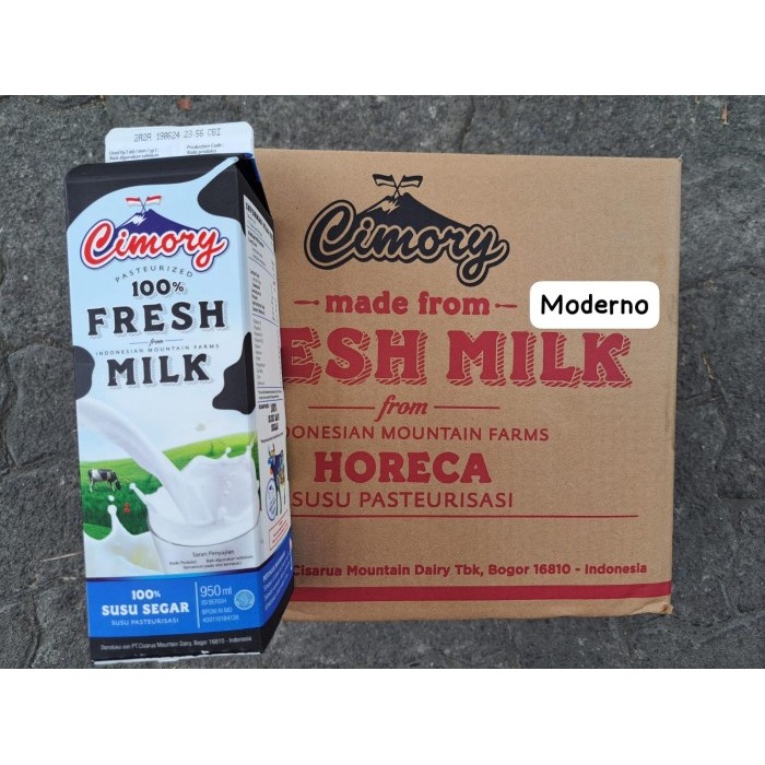 

Susu Cimory Freh milk 950ml perkarton isi 12 pack