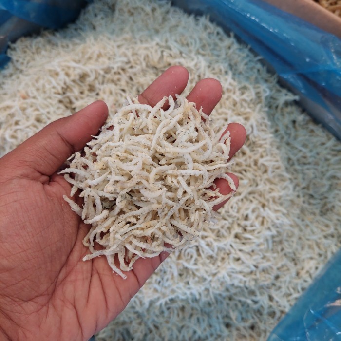 

teri nasi medan super 500gram/tn putih/size jumbo 1kg