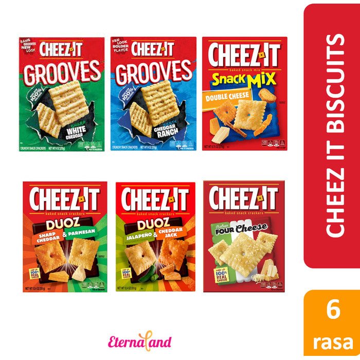 

Cheez It Biscuits All Variant - biskuit impor aneka rasa