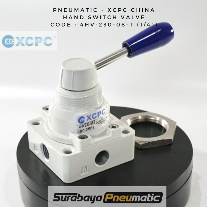 Hand Switching Valve - 4Hv-230-08-T (Drat 1/4") - Pneumatic Xcpc