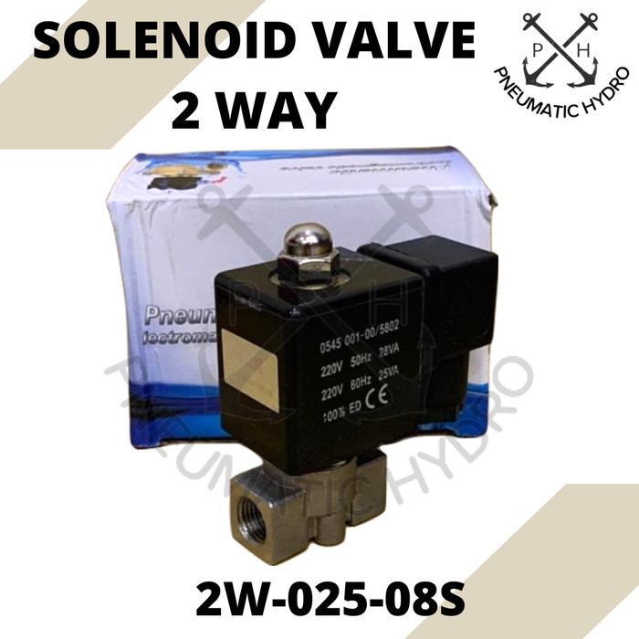 Solenoid 2 Way Stainless 2W-025-08S