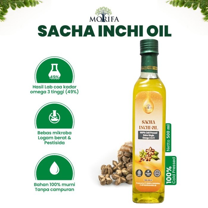 

Minyak Sacha Inchi Oil Omega 369 Urat Kejepit Daya Otak Jantung 500ml