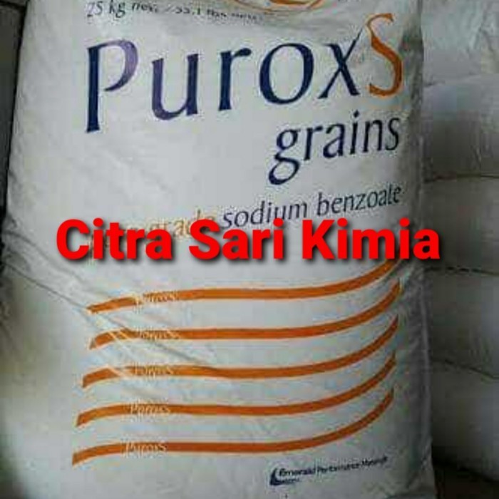 

Sodium Benzoate / Natrium Benzoat Holland Purox 1 Zak 25 KG