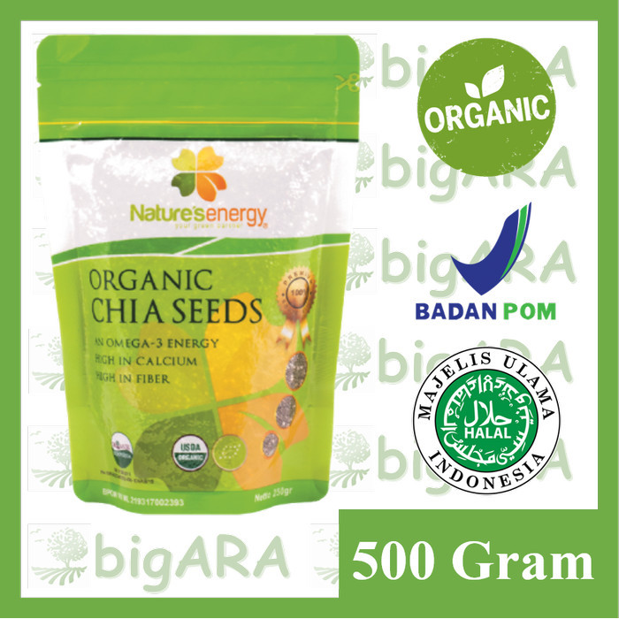 

Nature's Energy Chia Seeds 500gr Nature Natures Chia Seed 500g 500