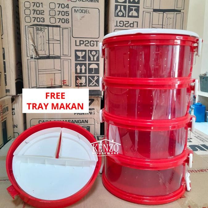 TUDUNG SAJI SUSUN 3 4 5 RAK TUDUNG SAJI MAKANAN PENUTUP LAUK REDHOUSE