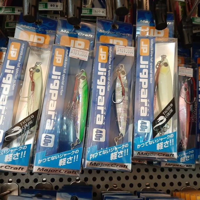 umpan jig major craft jigpara 40gr dan 60gr