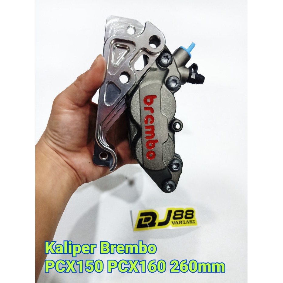 Kaliper Brembo 4Piston Pcx 150 Pcx 160 Disc Cakram 260Mm Depan Restock