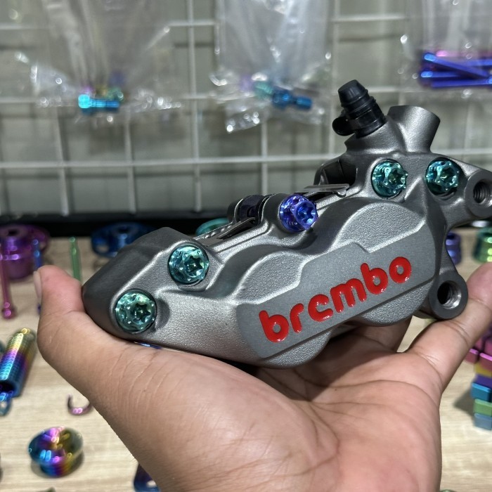Baut Titanium Body Kaliper Caliper Brembo / Ktc Ready