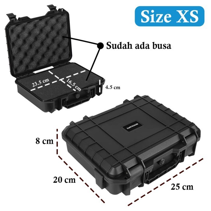 Kotak Perkakas Pelican Taffguard Hard Case Tool Box Storage Size Besar