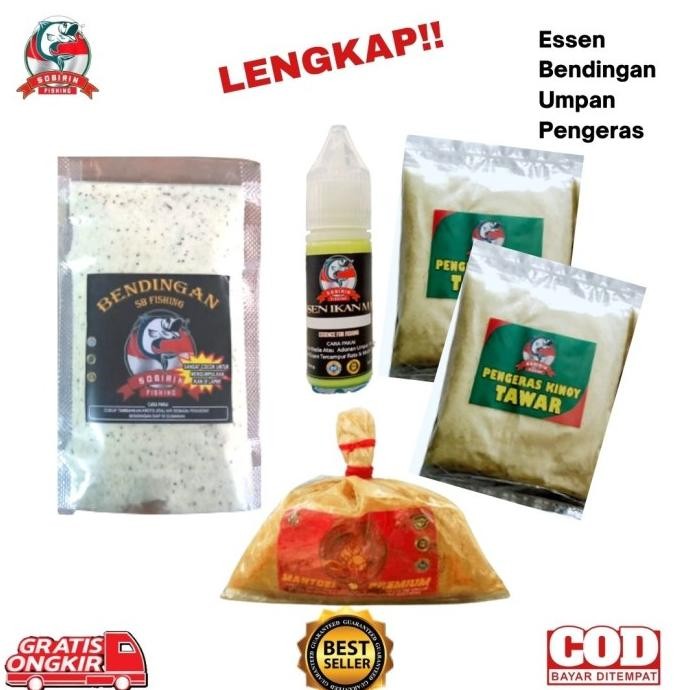 Paket umpan ikan mas lengkap sobirin fishing