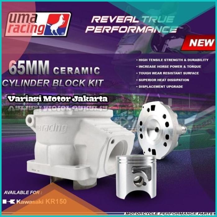 Blok Seher Ninja Bor up 65mm UMA Racing 11OKTZ4 suku cadang