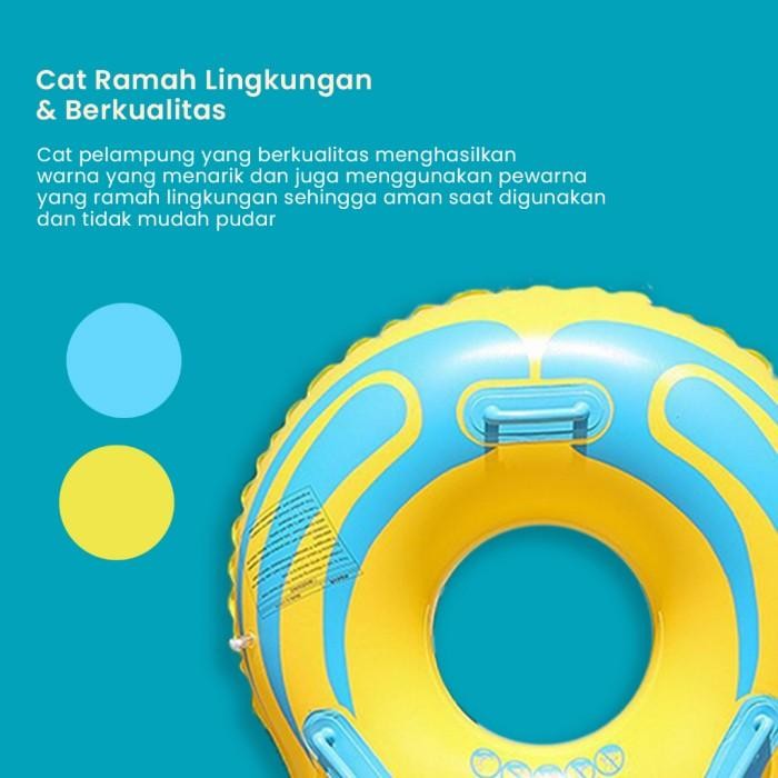Pelampung Ban Renang Kuning Single Double Kolam Arus [One Best Art]