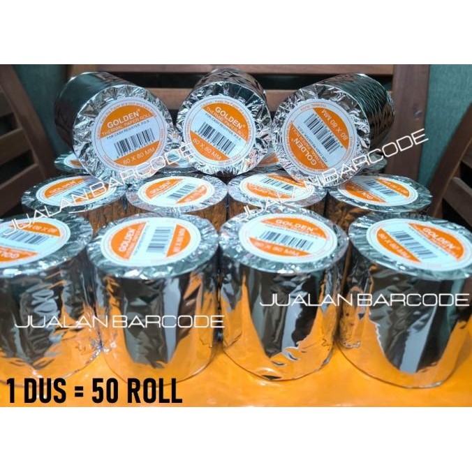

1 DUS KERTAS STRUK THERMAL 80X80 - KERTAS KASIR TERMAL 80 X 80 GOLDEN / JIFAX